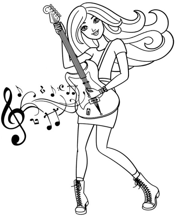 Themed Barbie Coloring Sheets For Fun Pageant Preparation - Market Fobs